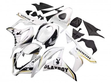 Comprar Carenado Moto Honda CBR600RR 2007-2008 - Blanco Oro Negro Brillante Playboy