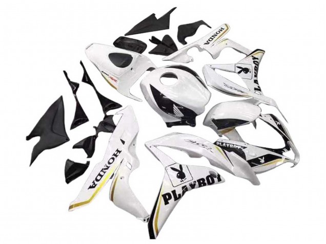 Comprar Carenado Moto Honda CBR600RR 2007-2008 - Blanco Oro Negro Brillante Playboy