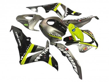 Comprar Carenados Moto Honda CBR600RR 2007-2008 - Gris Fluorescent Amarillo Tiburón