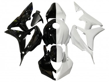 Comprar Carenados Moto Honda CBR600RR 2007-2008 - Blanco Negro Brillante Dividir