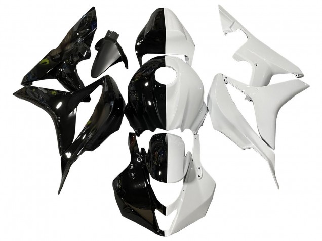 Comprar Carenados Moto Honda CBR600RR 2007-2008 - Blanco Negro Brillante Dividir