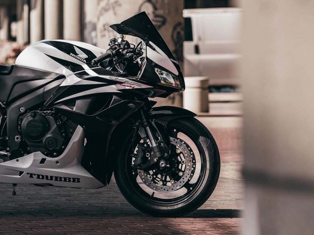 Comprar Carenados Moto Honda CBR600RR 2007-2008 - Blanco Negro Carrera