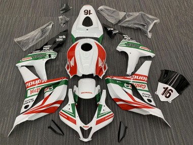 Comprar Carenados Moto Honda CBR600RR 2007-2008 - Blanco Rojo Verde Negro Brillante Castrol 16