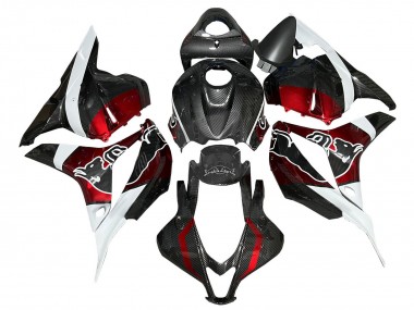 Comprar Carenados Moto Honda CBR600RR 2009-2012 - Blanco Rojo Negro FibraCarbono