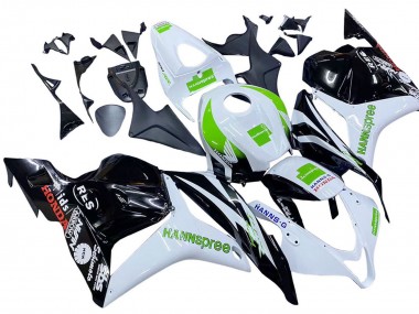Comprar Carenados Moto Honda CBR600RR 2009-2012 - Blanco Verde Negro Brillante Hannspree