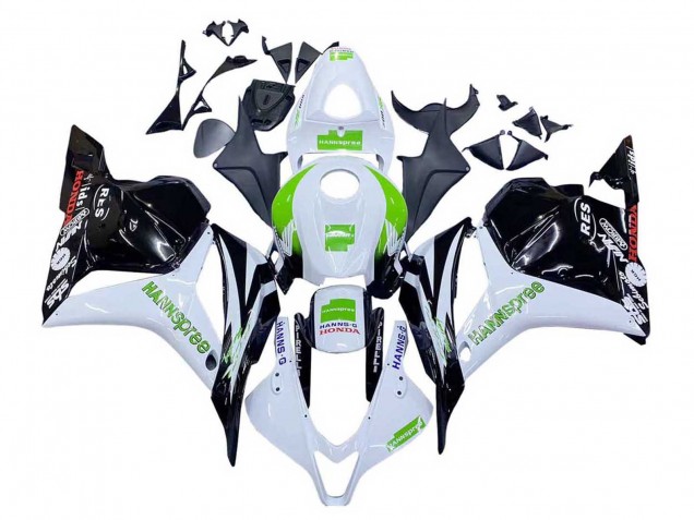 Comprar Carenados Moto Honda CBR600RR 2009-2012 - Blanco Verde Negro Brillante Hannspree