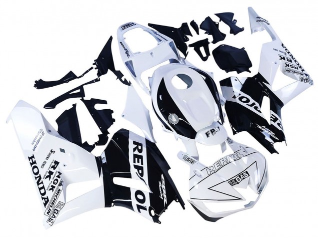 Comprar Carenados Moto Honda CBR600RR 2013-2026 - Blanco Negro Brillante Repsol