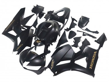 Comprar Carenados Moto Honda CBR600RR 2013-2023 - Negro Mate Oro Calcomanías