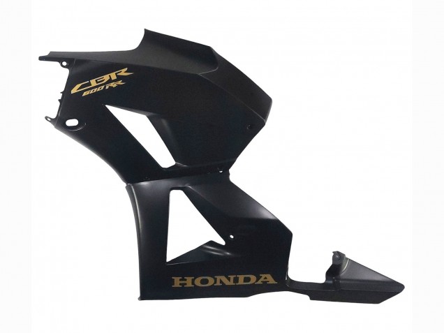 Comprar Carenados Moto Honda CBR600RR 2013-2023 - Negro Mate Oro Calcomanías