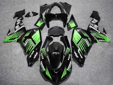 Comprar Carenados Moto Kawasaki ZX10R 2006-2007 - Negro Brillante Verde