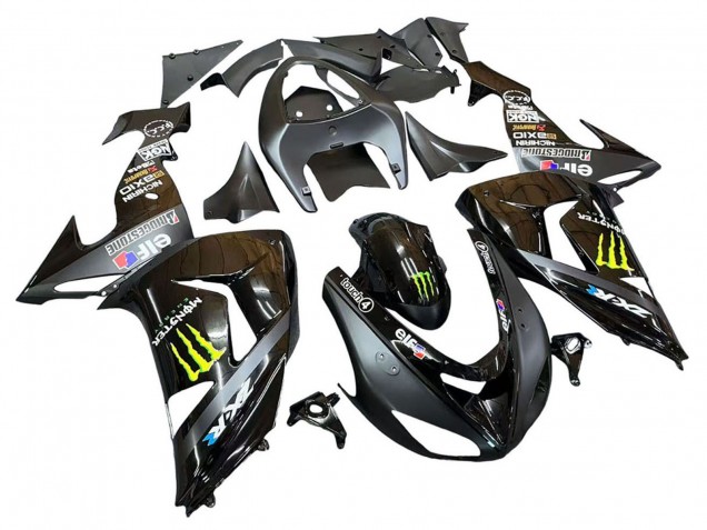 Comprar Carenados Moto Kawasaki ZX10R 2006-2007 - Gris Amarillo Negro Brillante Monstruo Elf