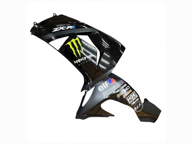 Comprar Carenados Moto Kawasaki ZX10R 2006-2007 - Gris Amarillo Negro Brillante Monstruo Elf