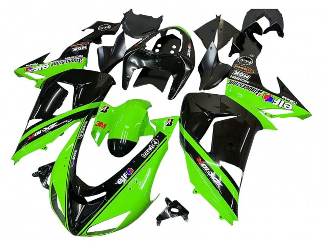 Comprar Carenados Moto Kawasaki ZX10R 2006-2007 - Verde Negro Elf Touch4 3M