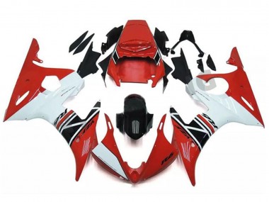 Comprar Carenado Moto Yamaha YZF R6 2003-2004 - Rojo Blanco Negro Brillante