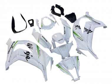 Comprar Carenados Moto Kawasaki ZX10R 2011-2015 - Blanco Verde Raya Negro Ninja