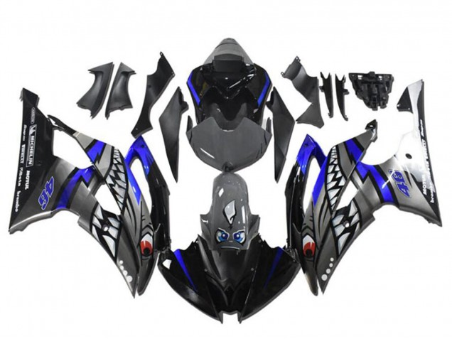 Comprar Carenados Moto Yamaha YZF R6 2008-2016 - Azul Plata Gris Tiburón