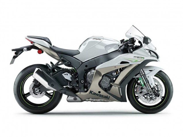 Comprar Carenados Moto Kawasaki ZX10R 2016-2020 - Blanco Perla Verde