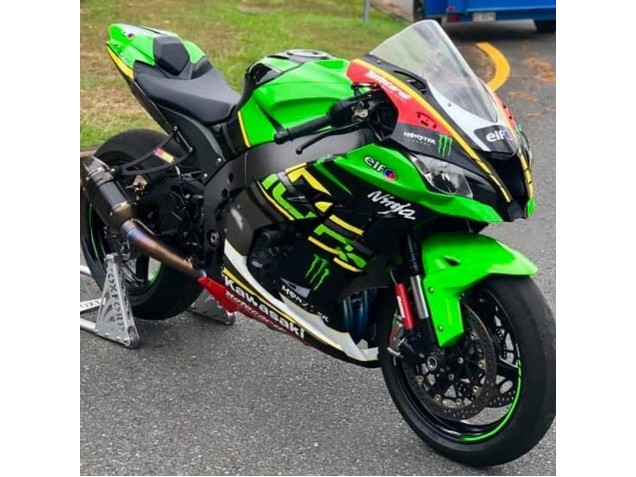 Comprar Carenados Moto Kawasaki ZX10R 2016-2020 - Verde Amarillo Rojo Negro Elf Monstruo