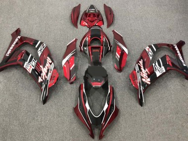 Comprar Carenados Moto Kawasaki ZX10R 2016-2020 - Rojo Granate Blanco Negro Brillante