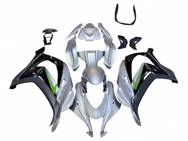 Comprar Carenado Moto Kawasaki ZX10R 2016-2020 - Plata Verde Negro