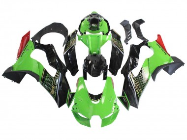 Comprar Carenado Moto Kawasaki ZX10R 2021-2025 - Verde Negro Rojo Honeycomb