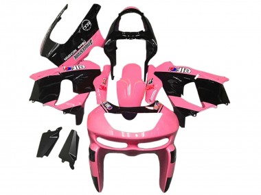 Comprar Carenados Moto Kawasaki ZX6R 1998-1999 - Rosa Negro Brillante Elf Bridgestone