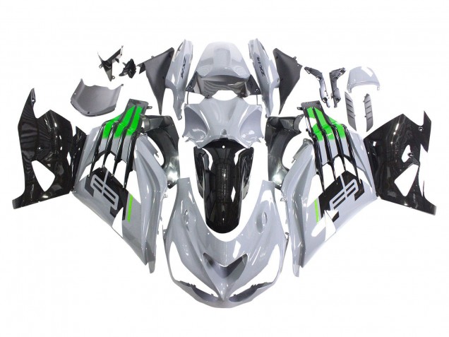Comprar Carenados Moto Kawasaki ZX14R ZZR1400 2012-2024 - Gris Verde Negro