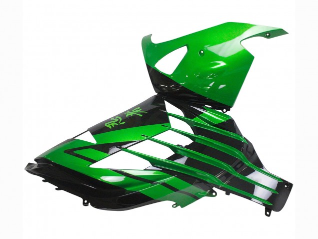 Comprar Kits Carenado Moto Kawasaki ZX14R ZZR1400 2012-2024 - Verde Negro Brillante