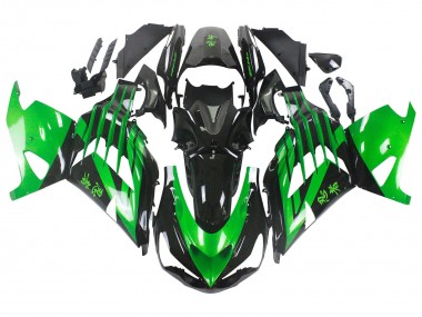 Comprar Kits Carenado Moto Kawasaki ZX14R ZZR1400 2012-2024 - Verde Negro Brillante