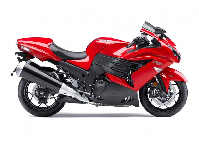 Comprar Carenado Moto Kawasaki ZX14R ZZR1400 2012-2024 - Rojo Negro Mate