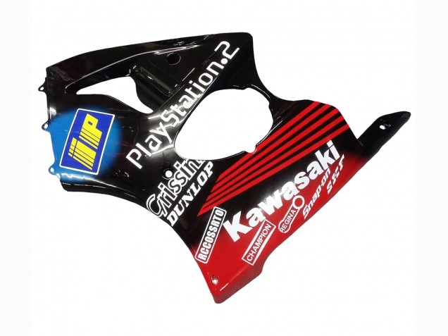 Comprar Carenados Moto Kawasaki ZX6R 2000-2002 - Negro Brillante Rojo Azul Rojo PlayStation 2