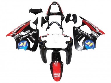 Comprar Carenados Moto Kawasaki ZX6R 2000-2002 - Negro Brillante Rojo Azul Rojo PlayStation 2