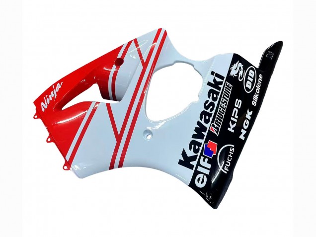 Comprar Carenados Moto Kawasaki ZX6R 2000-2002 - Blanco Rojo Negro