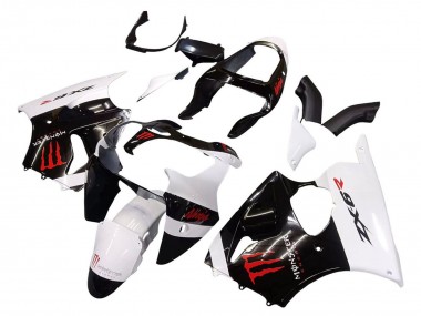 Comprar Carenados Moto Kawasaki ZX6R 2000-2002 - Blanco Negro Rojo Monstruo