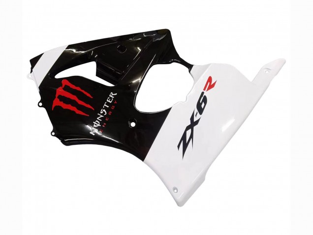 Comprar Carenados Moto Kawasaki ZX6R 2000-2002 - Blanco Negro Rojo Monstruo