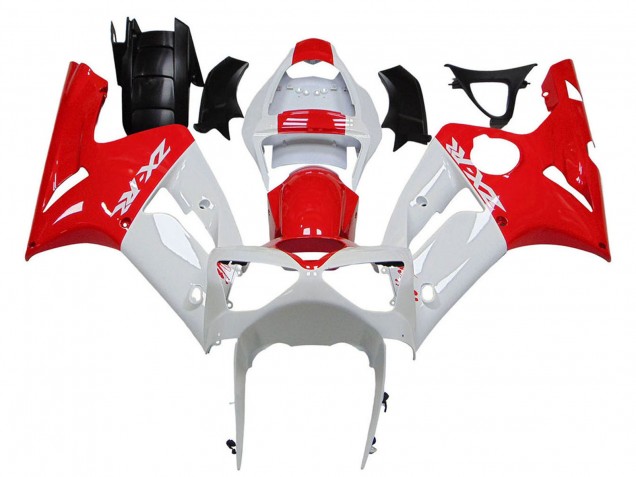 Comprar Carenados Moto Kawasaki ZX6R 2003-2004 - Blanco Rojo