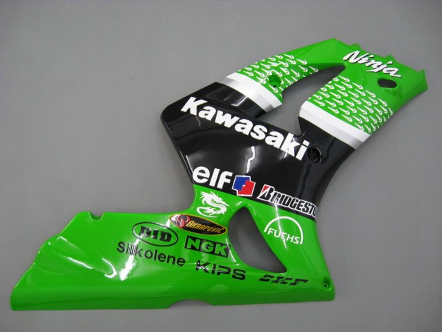 Comprar Carenados Moto Kawasaki ZX6R 2003-2004 - Verde Blanco Negro Elf Bridgestone
