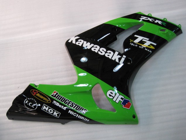 Comprar Carenados Moto Kawasaki ZX6R 2003-2004 - Verde Negro Elf Bridgestone