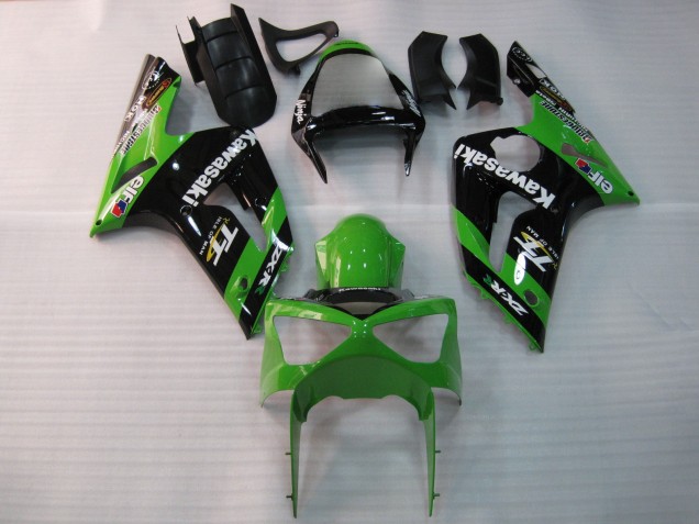 Comprar Carenados Moto Kawasaki ZX6R 2003-2004 - Verde Negro Elf Bridgestone