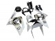 Comprar Carenados Moto Kawasaki ZX6R 2003-2004 - Blanco Negro Motul Lucky Strike
