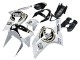 Comprar Carenados Moto Kawasaki ZX6R 2003-2004 - Blanco Negro Motul Lucky Strike