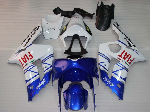 Comprar Carenados Moto Kawasaki ZX6R 2003-2004 - Blanco Azul Rojo Fiat