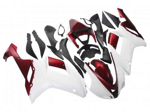 Comprar Carenado Moto Kawasaki ZX6R 2007-2008 - Blanco Rojo