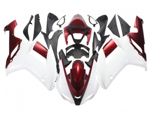 Comprar Carenado Moto Kawasaki ZX6R 2007-2008 - Blanco Rojo