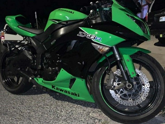 Comprar Carenados Moto Kawasaki ZX6R 2009-2012 - Verde Negro Brillante