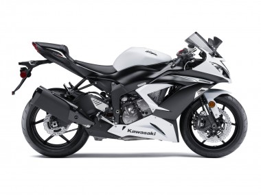Comprar Carenado Moto Kawasaki ZX6R 2009-2012 - Blanco Negro Mate