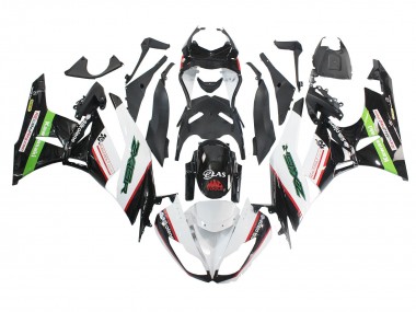 Comprar Carenados Moto Kawasaki ZX6R 2009-2012 - Blanco Rojo Negro Verde