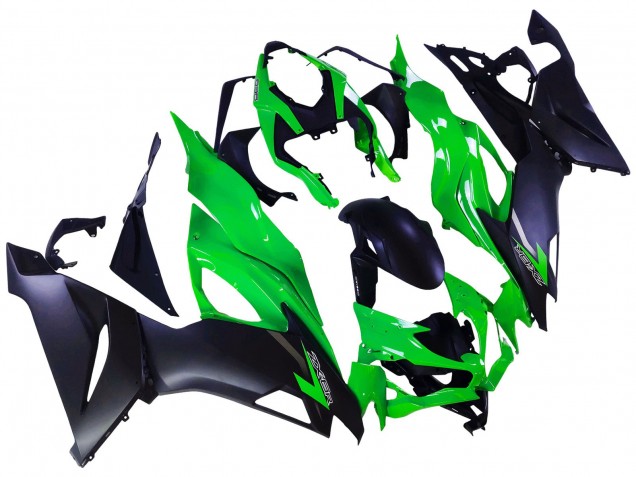 Comprar Carenados Moto Kawasaki ZX6R 2019-2022 - Verde Negro Mate