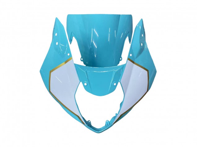Comprar Carenados Moto Suzuki GSXR 1000 2003-2004 - Blanco Azul Claro Oro