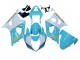 Comprar Carenados Moto Suzuki GSXR 1000 2003-2004 - Blanco Azul Claro Oro